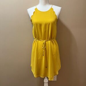 Naked Zebra Yellow Dress Size Small